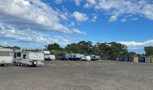 Caravan storage and Parking Bays